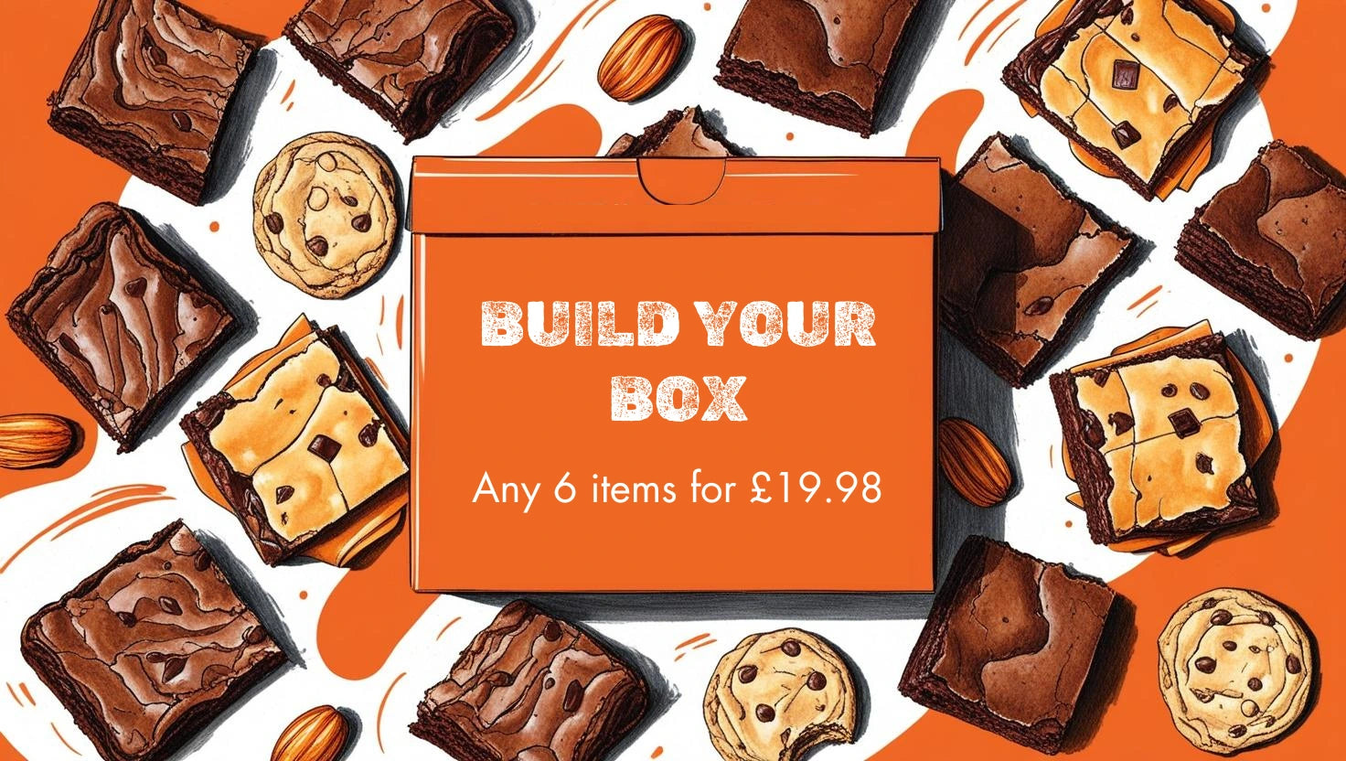 Build Your Box Graphic. 6 items for £19.98