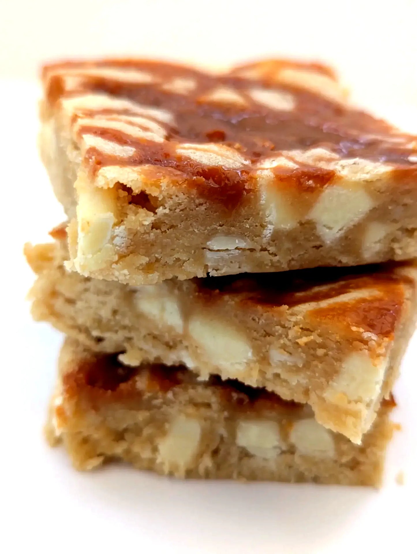 Caramel Blondies Zoomed In