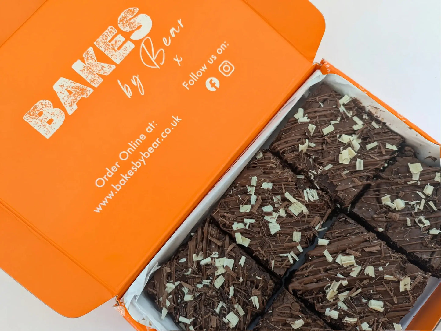 Triple Chocolate Brownies in Bakes by bear Box